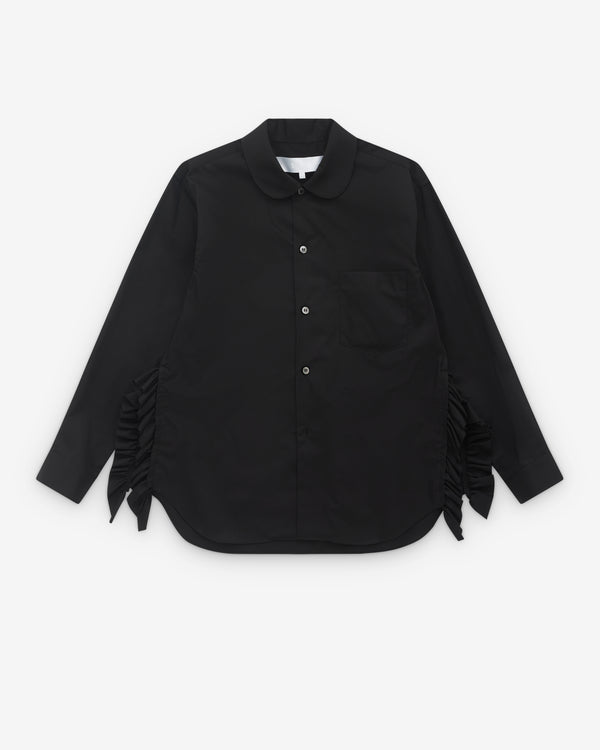 Tao - Women’s Ruffle Shirt - (Black)