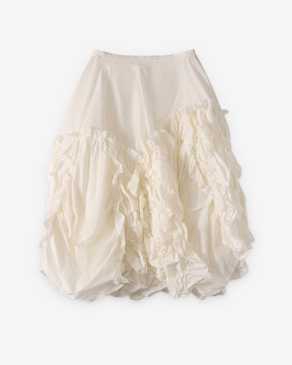 Tao - Women's Asymmetric Technical Skirt - (White)