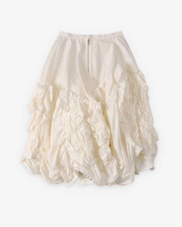 Tao - Women's Asymmetric Technical Skirt - (White)