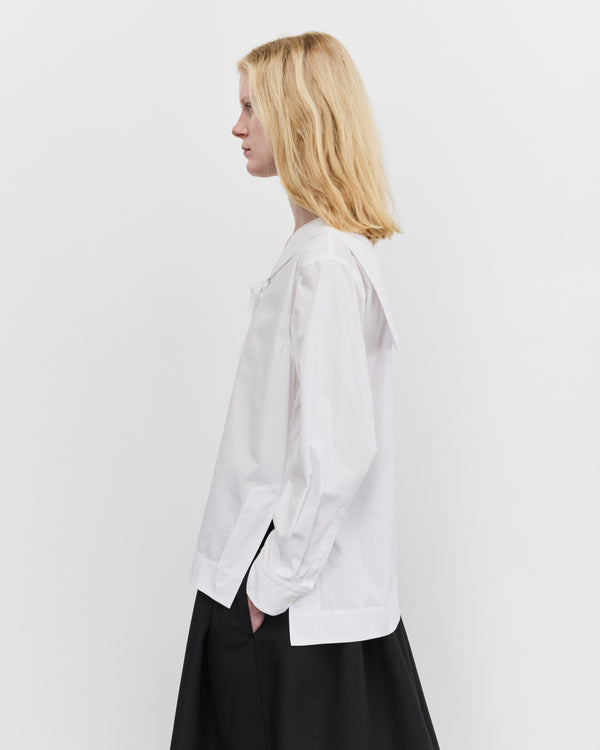 Tao - Women's Sailor Collar Shirt - (White)