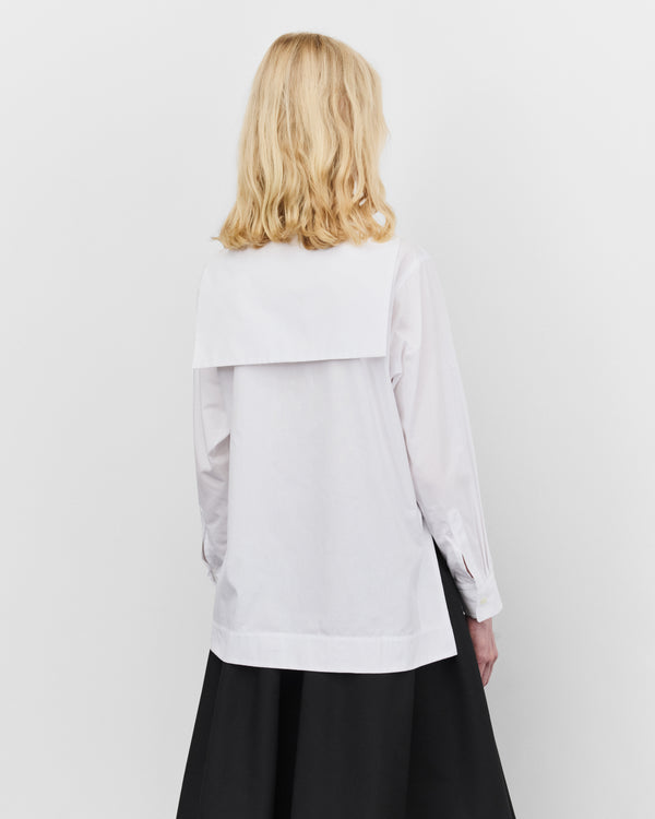 Tao - Women's Sailor Collar Shirt - (White)