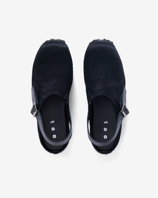 Tao - Women's Calf Hair Sandals - (Dark Navy)