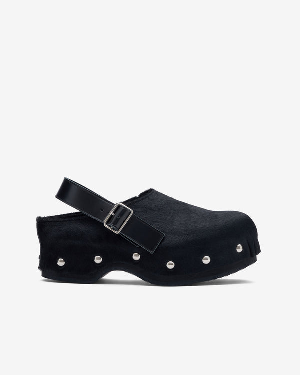 Tao - Women's Calf Hair Sandals - (Dark Navy)