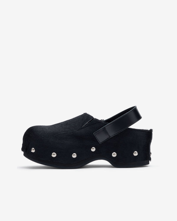 Tao - Women's Calf Hair Sandals - (Dark Navy)