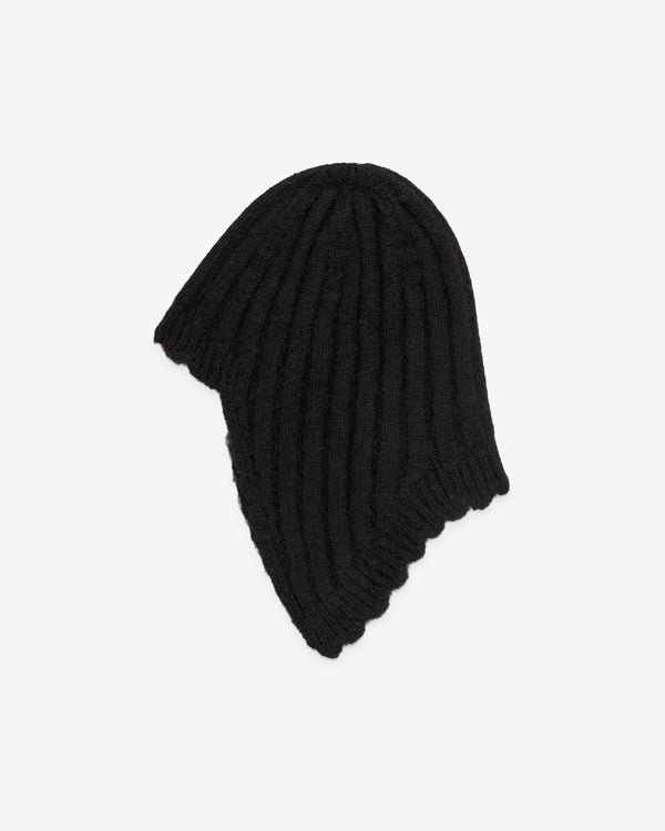Tao - Women's Ribbed Wool Cap - (Black)
