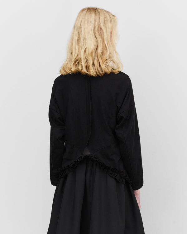 Tao - Women's Peter Pan Collar Jacket - (Black)