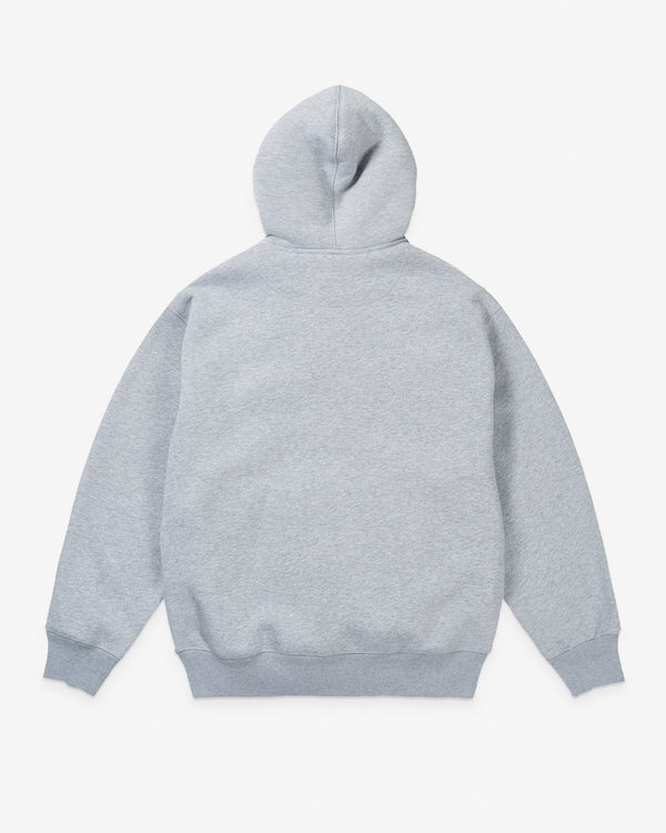 Palace - Men's Thermal Bonded Zip Hood - (Grey Marl)