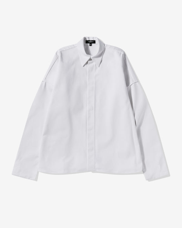 Torisheju - Women's Square Long Sleeve Tye Shirt - (White)