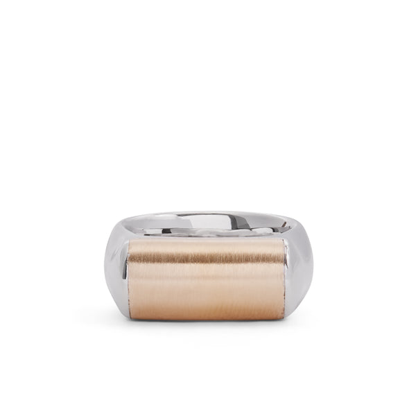 Tom Wood - Crest Ring Gold Top - (Silver/Gold)