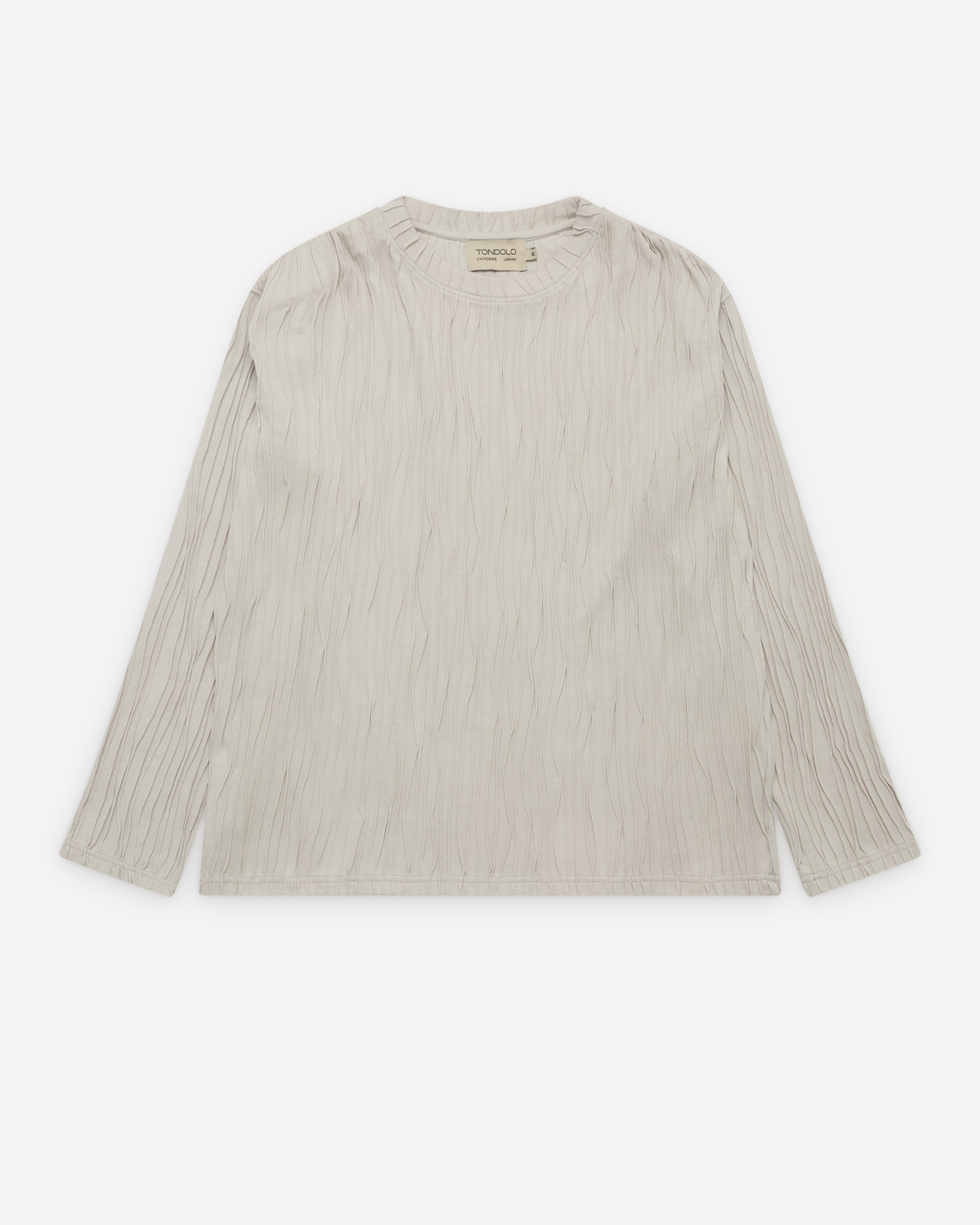 Tondolo: Men's Gilled Long Sleeve T-Shirt (Birch) | Dover Street Market ...