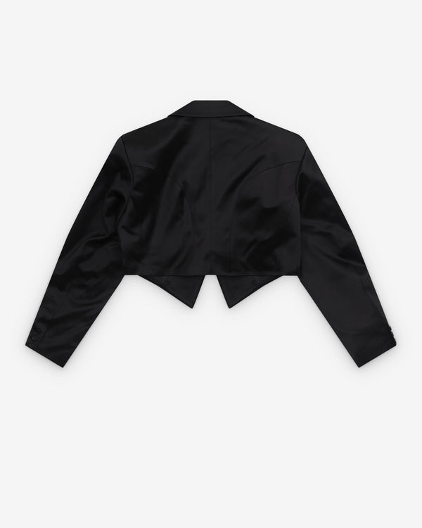 Torishéju - Women’s Cropped Bonded Jacket - (Black)
