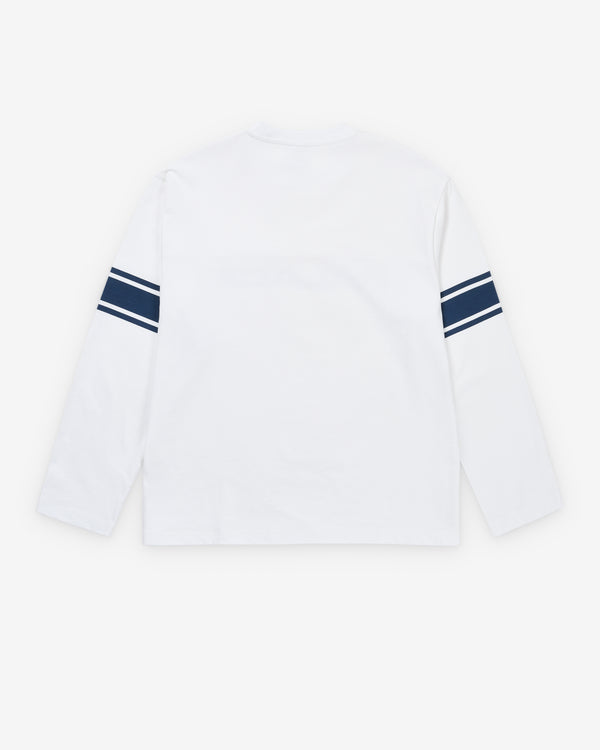 Palace - Men's Touchdown Longsleeve - (White)