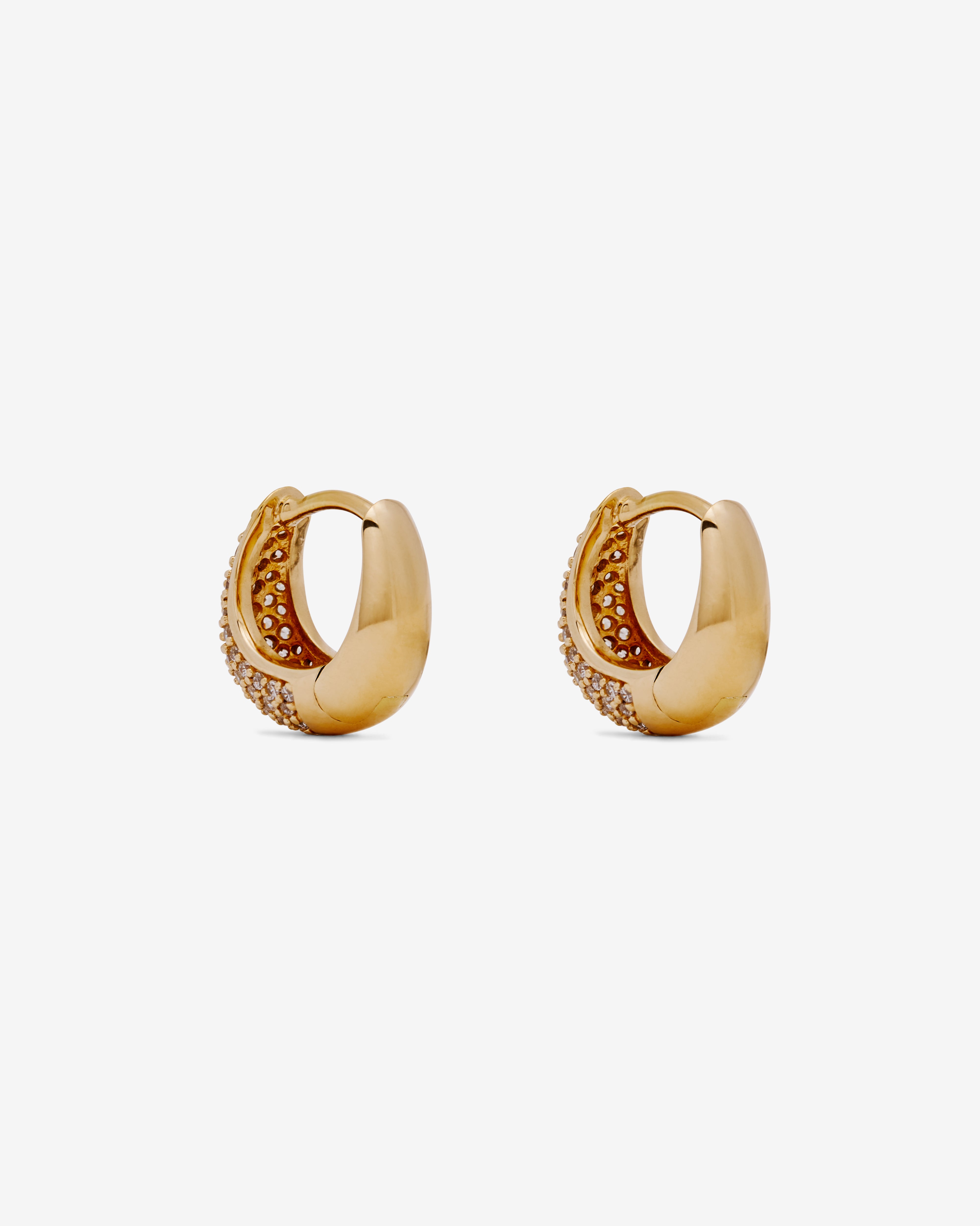 Tom Wood: Ice Huggies Pave Gold (Yellow Gold) | DSML E-SHOP