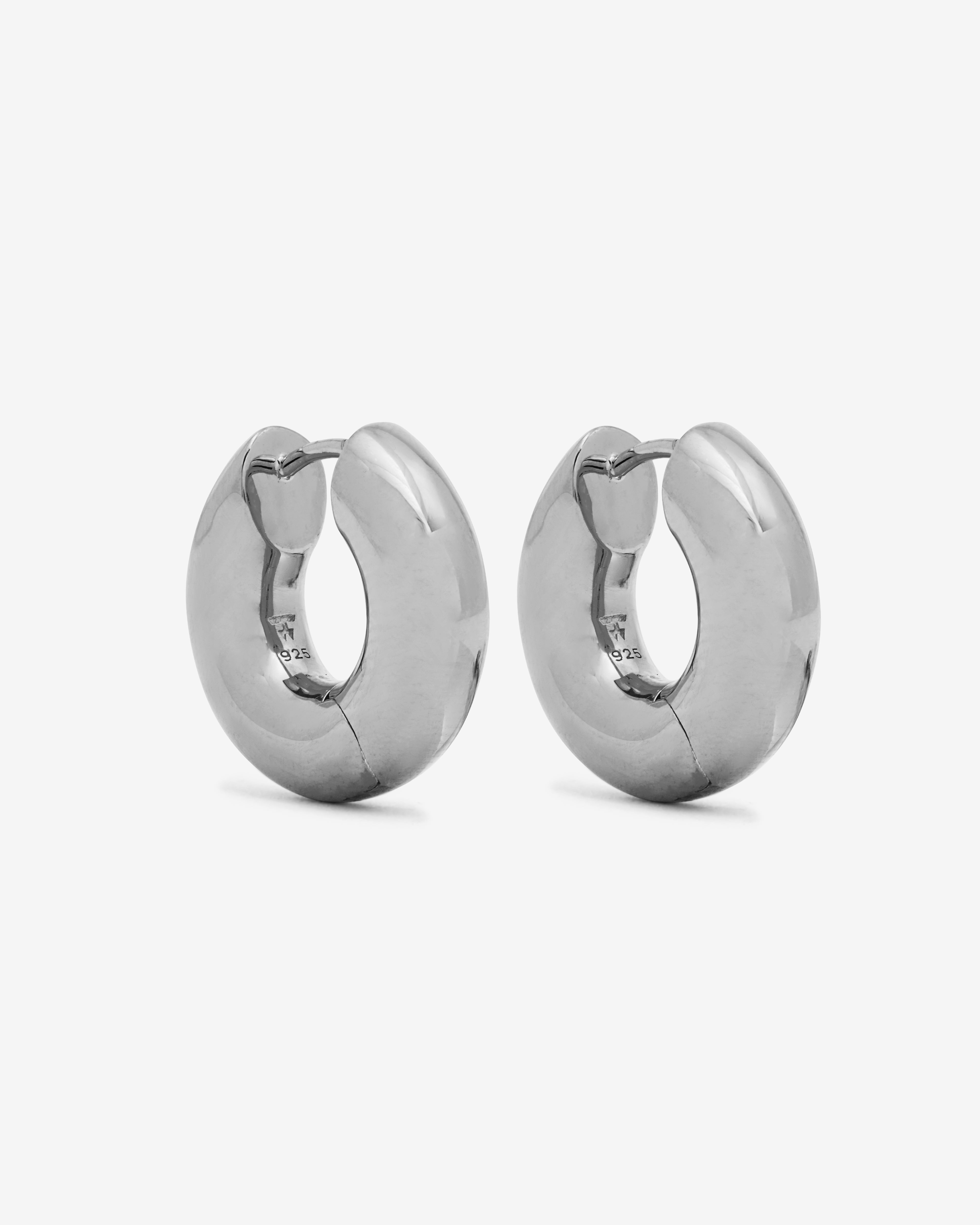 TOMWOOD Chunky Hoops Small シルバー925 Tom Wood: Chunky Hoops Small (Silver) | Dover Street Market London