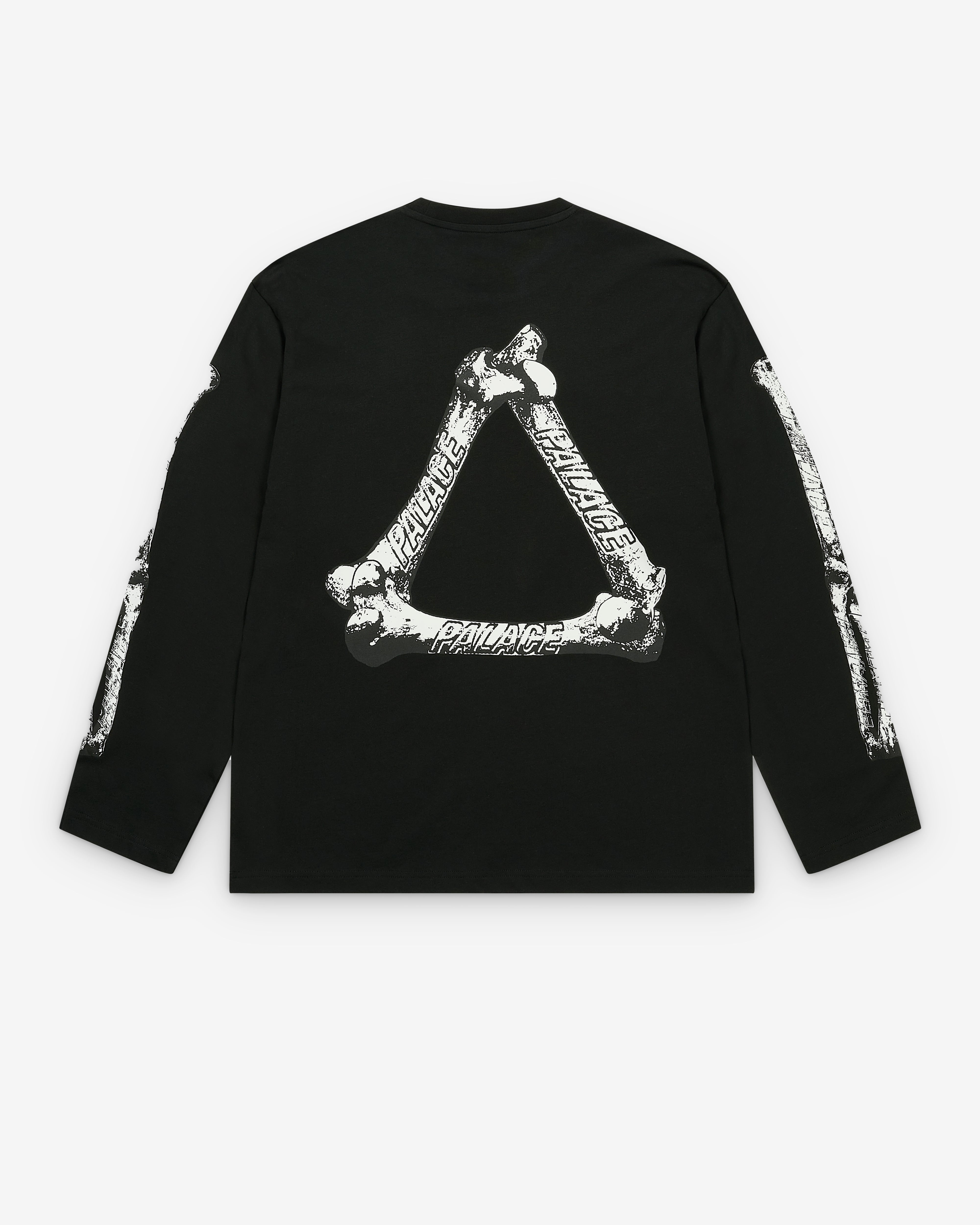Palace TRIBONE LONGSLEEVE WHITE size M Palace Tri-Bone Longsleeve