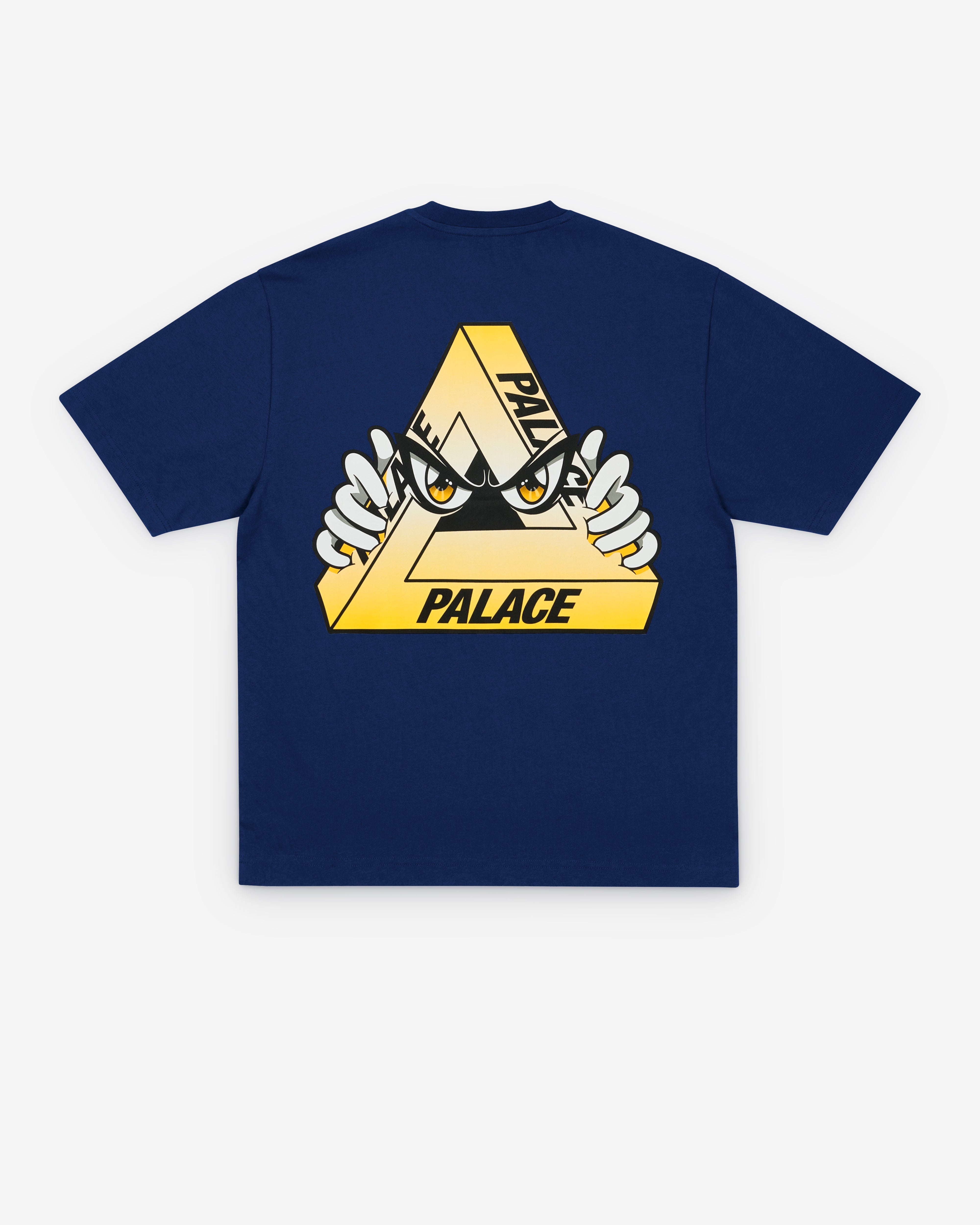 Palace: Men's Tri-Peek T-Shirt (Navy) | DSML E-SHOP