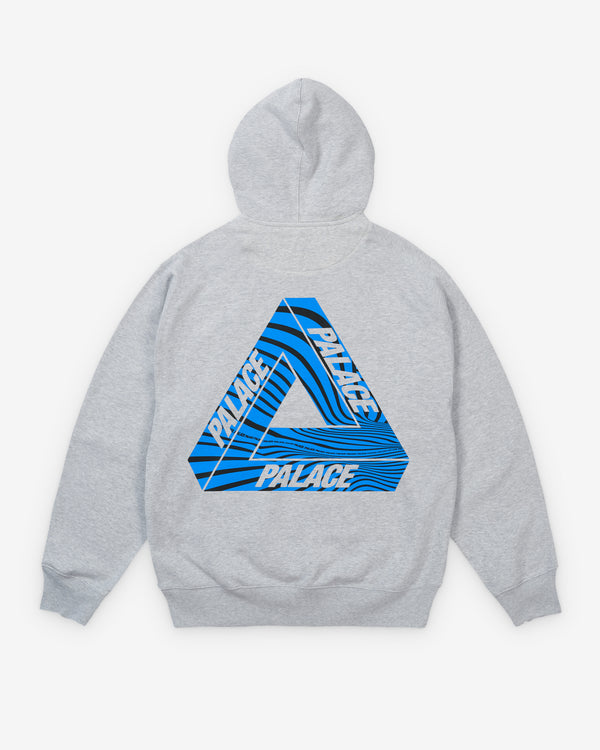 Palace - Men's Tri-Vortex Hood - (Grey Marl)