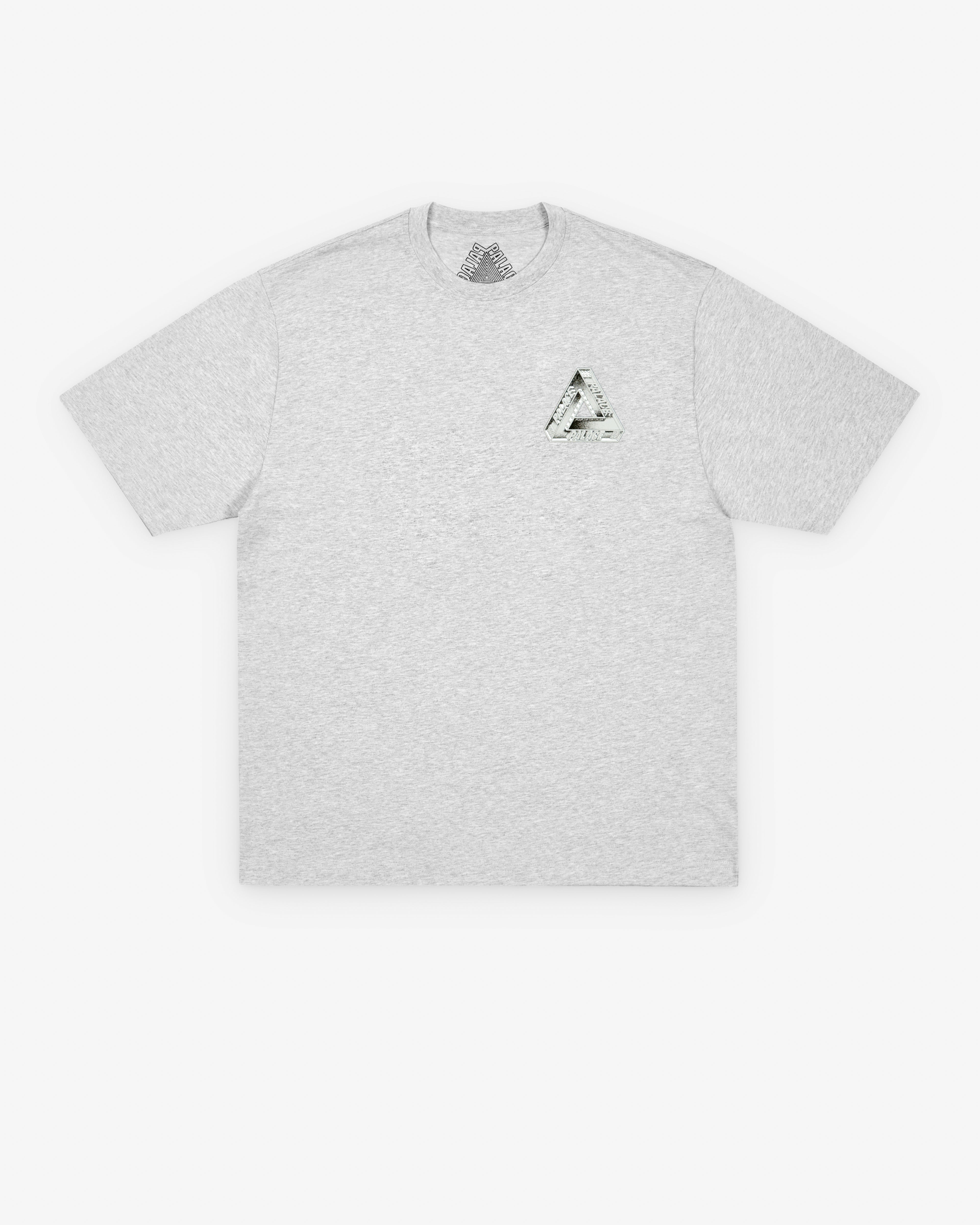 Palace: Men's Tri Girders T-Shirt (Grey Marl) | Dover Street