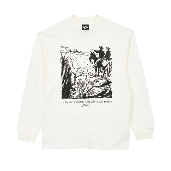 The Trilogy Tapes - Two Dark Humps Longsleeve - (White)