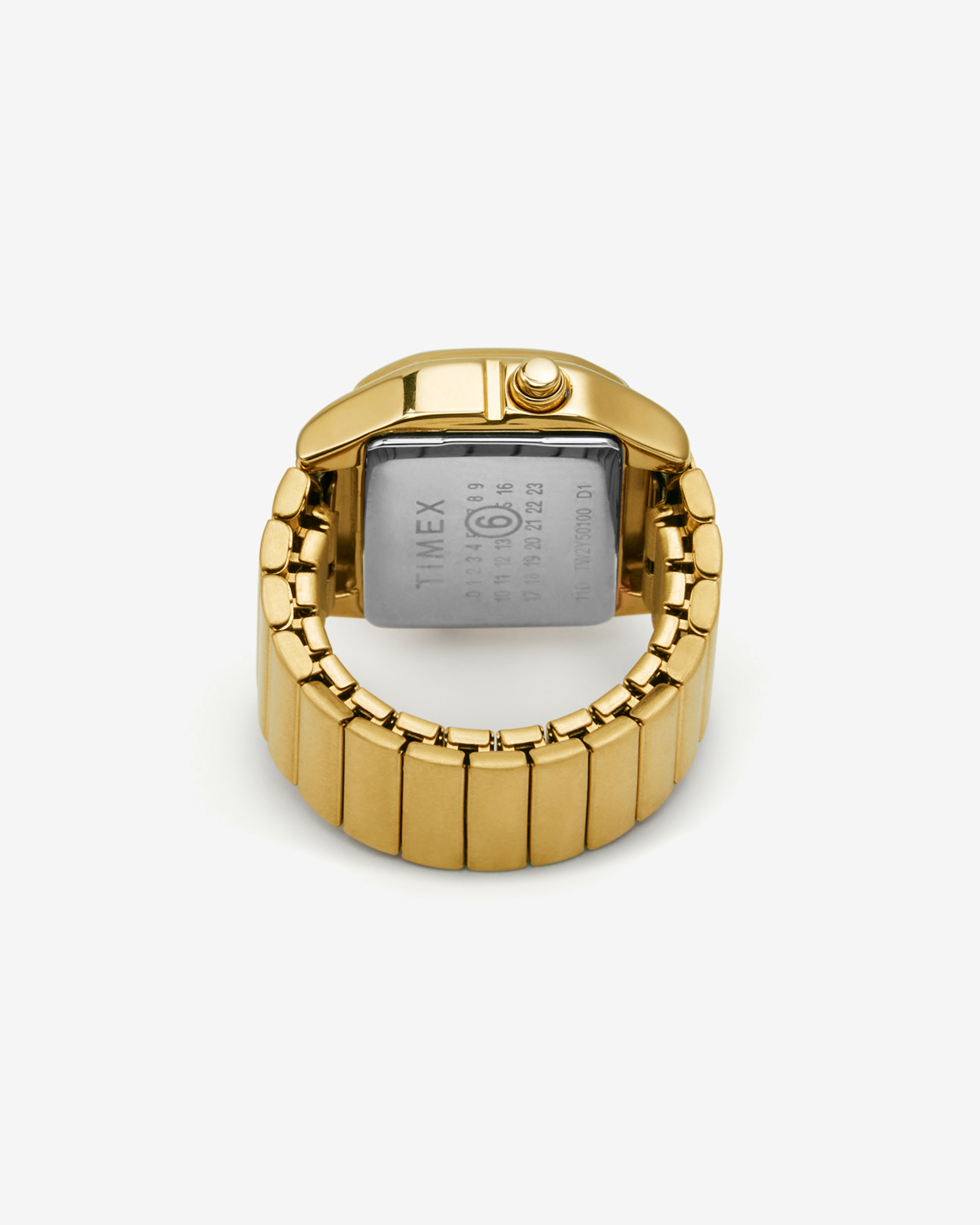 Timex × MM6 T80 Ring Watch Size M/L MM6 - Timex x MM6 T80 Ring Watch - Gold Tone M/L | UP THERE