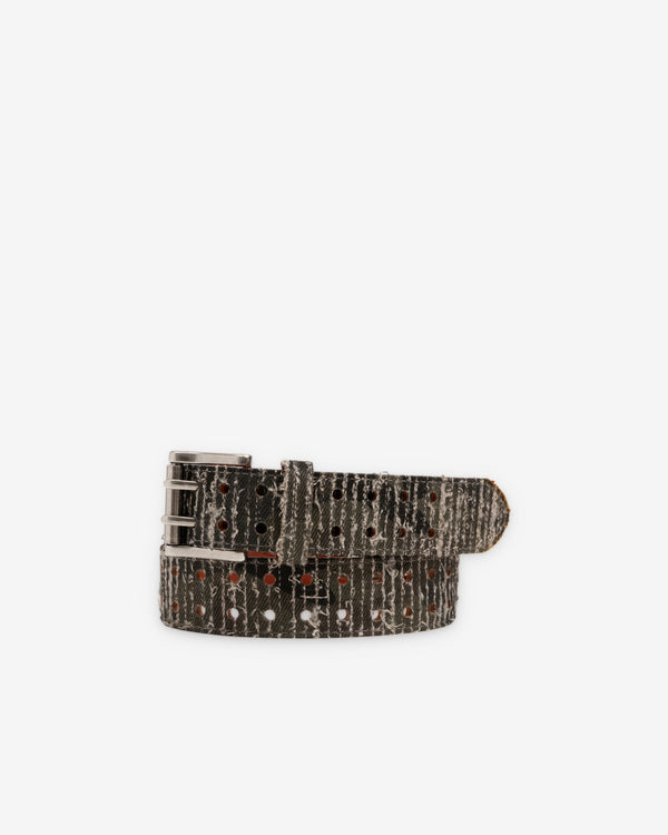 Fugazi - Men's Textured Double Prong Belt - (Camo)