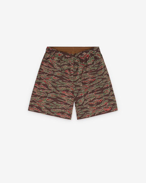 Fugazi - Men's Tiger Camo Swim Short - (Olive)