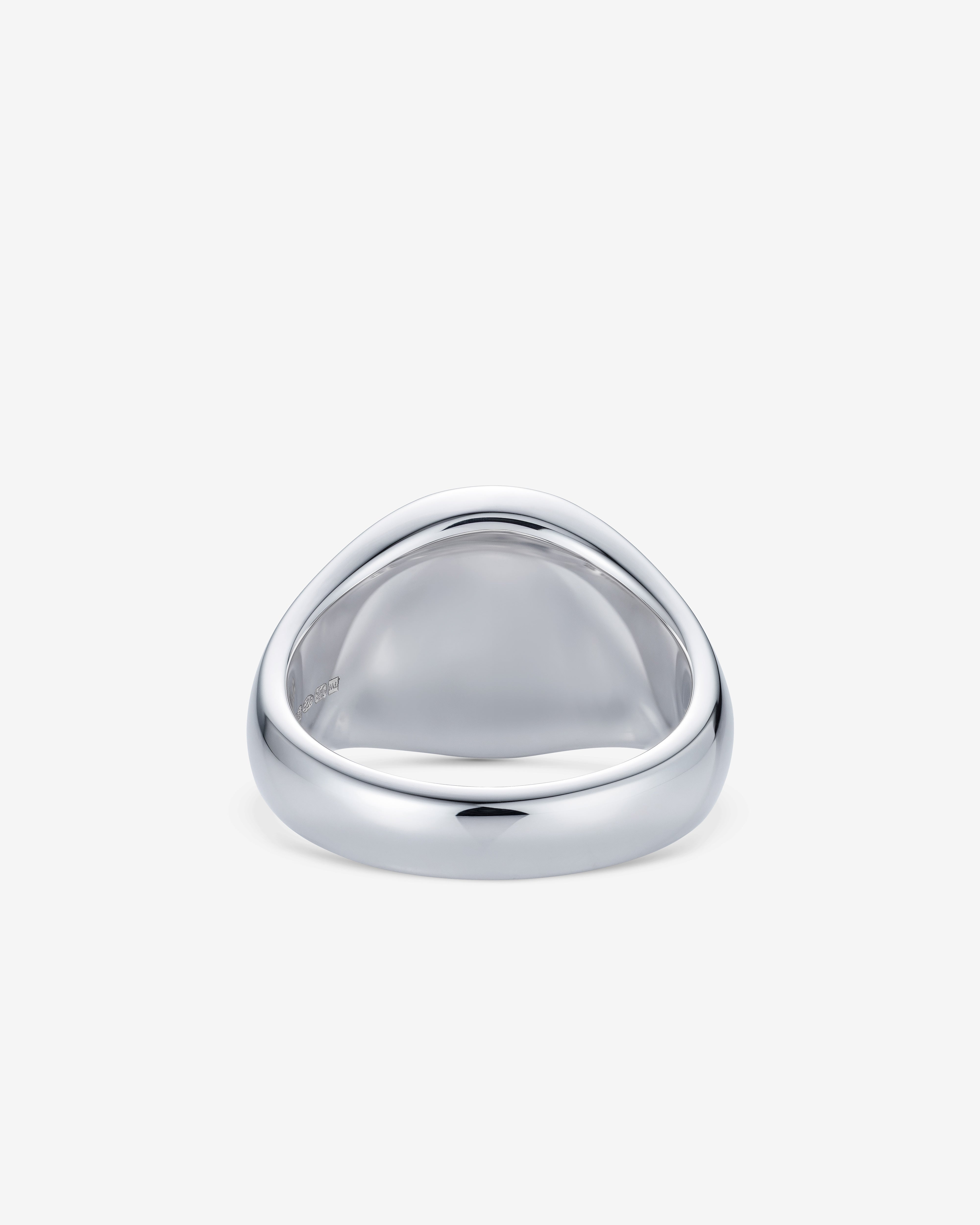 S*u様 TOMWOOD / Oval White MOP Ring / 50 Tom Wood : Kim Ring White Mop (Silver) | Dover Street Market London