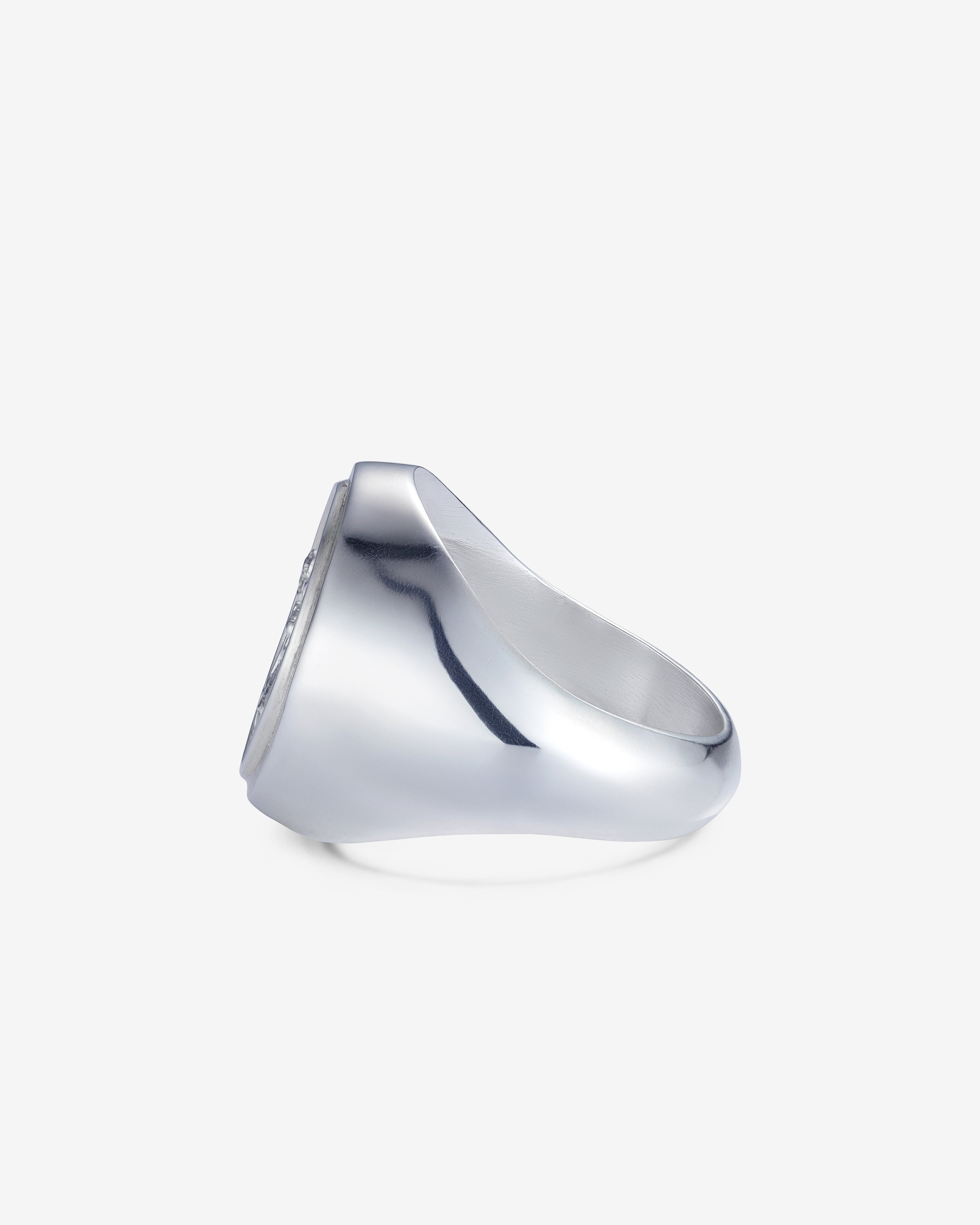 Bunney : St. Christopher Signet Ring (Silver) | Dover Street