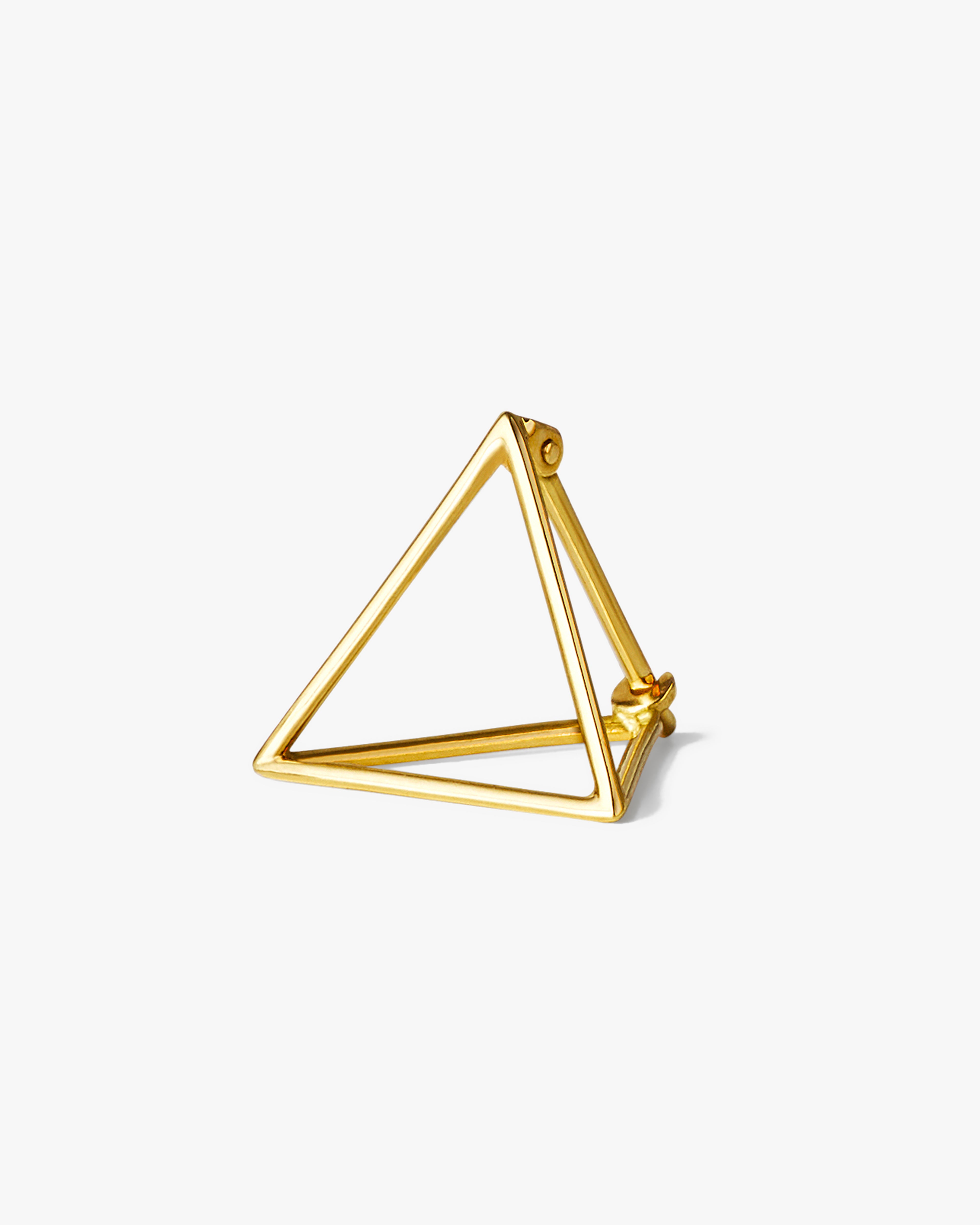 Shihara: Triangle Earring 15 (Yellow Gold) | Dover Street Market