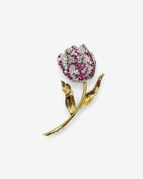 Bunney - Sacai & Eug Tulip Brooch - (Yellow Gold)