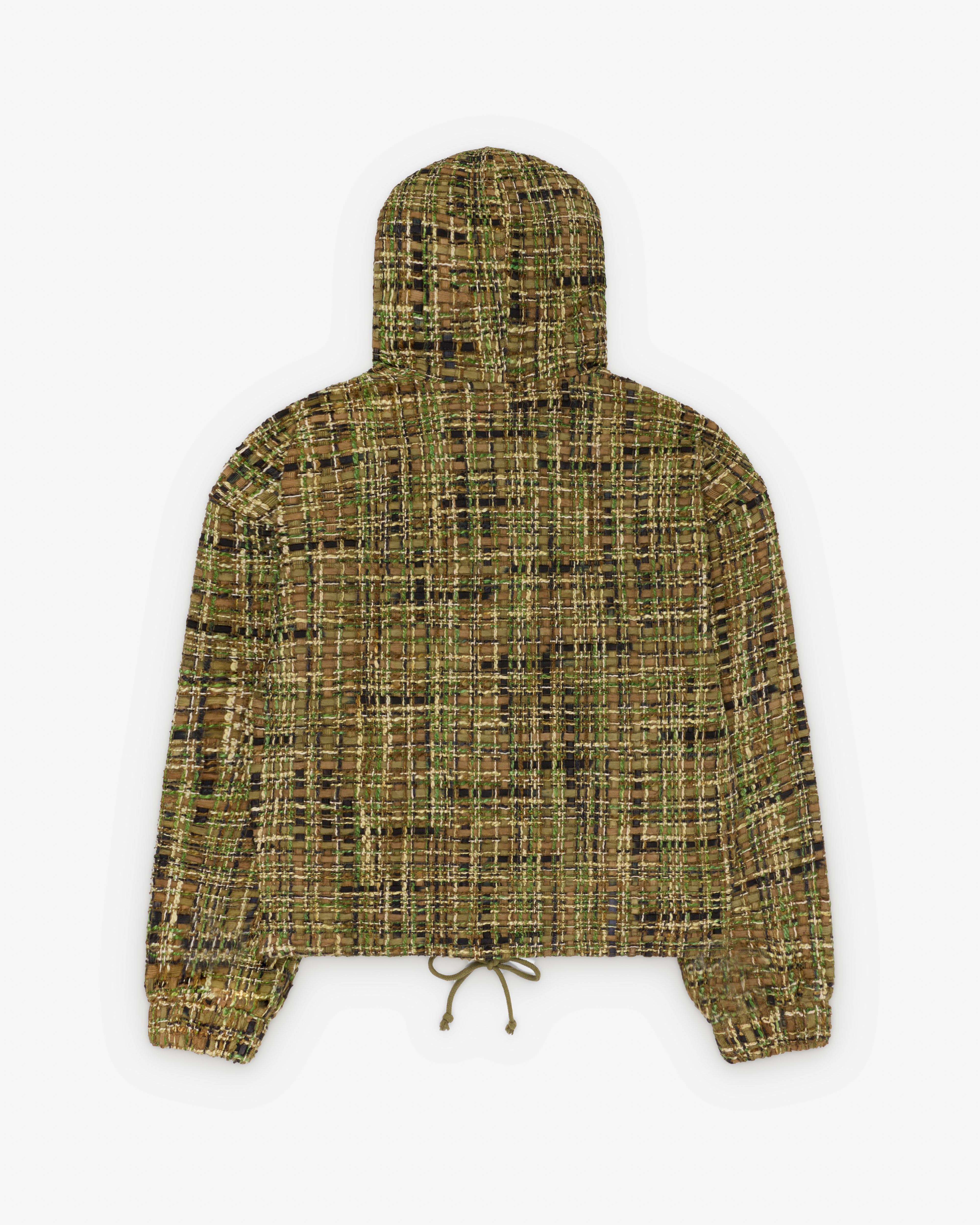 00’s archive FUGA 多重zip jacket グランジ swag Fugazi: Men's Tweed Zip Hoodie (Green) | Dover Street Market London