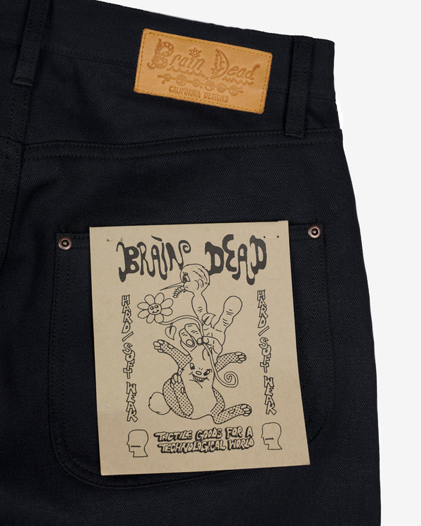 Brain Dead - Men’s Type 00 Denim Pant - (Black)