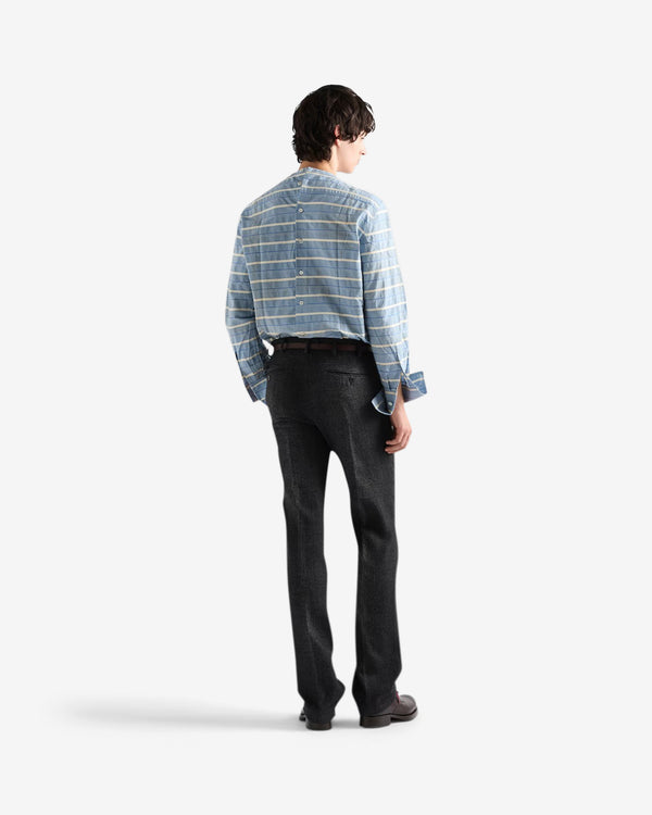 Prada  - Men's Cotton Shirt - (Sky Blue)