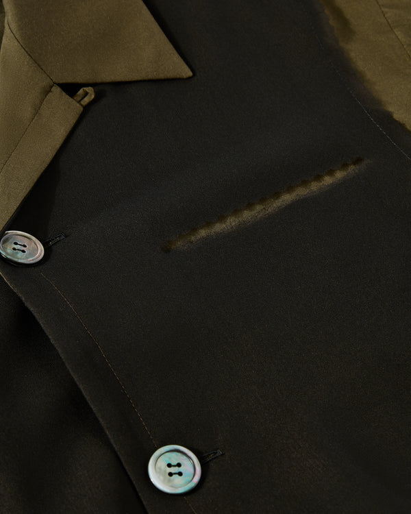 Undercover - Women’s Contrast Shirt - (Grey/Khaki)