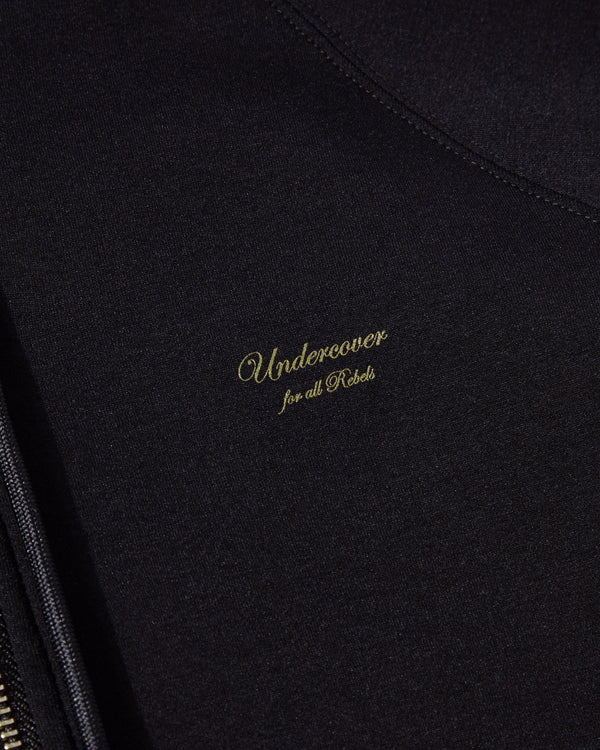 Undercover - Men’s Double Zip Hoodie - (Black)