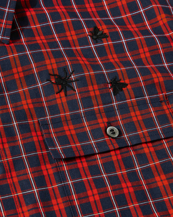 Undercover - Men’s Insect Check Shirt - (Red)