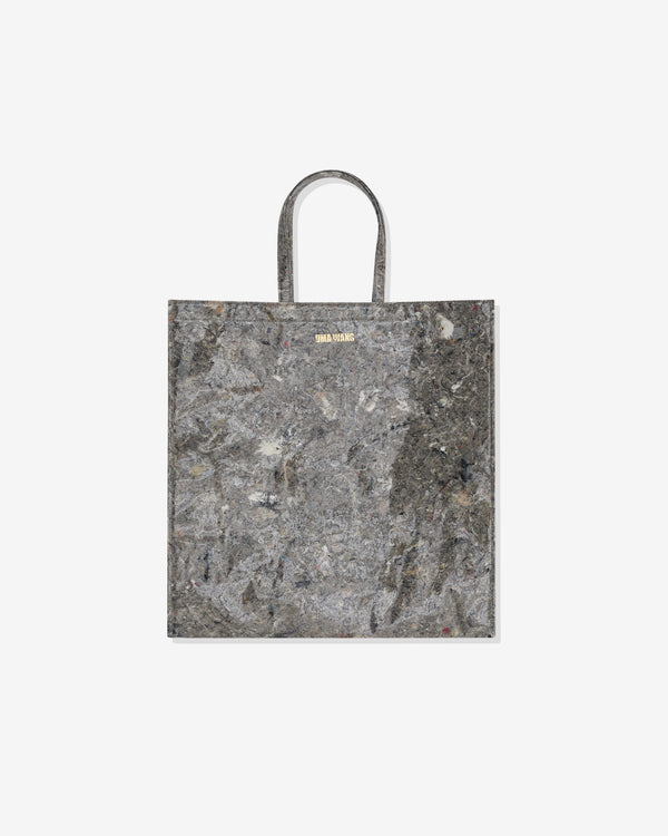 Uma Wang - Women’s Large Abstract Print Tote Bag - (Slate Grey)