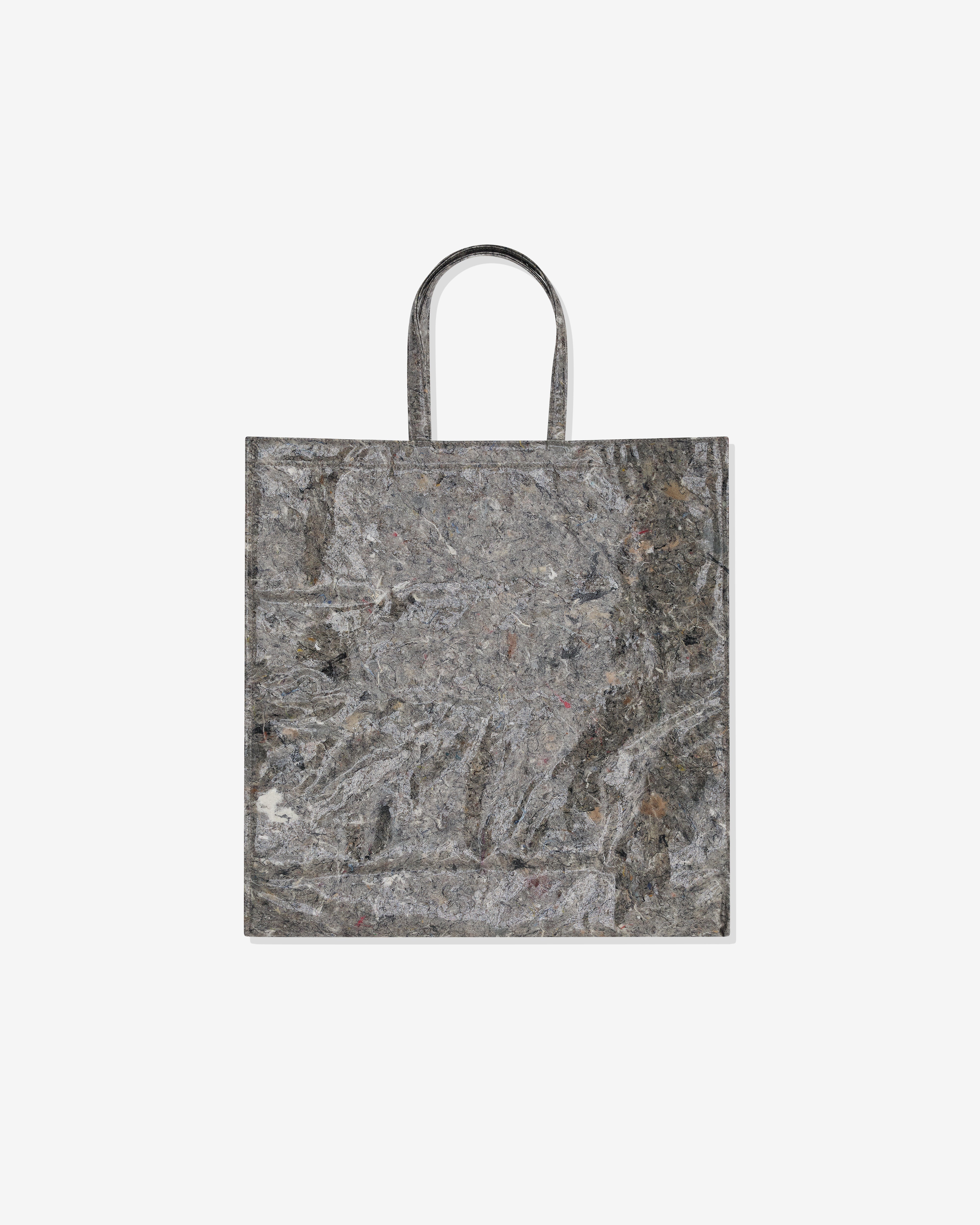 【美品】  UMA WANG / ユマワン | 2024AW | abstract print shopping bag / ビッグ トートバッグ | gray | メンズ Uma Wang: Women's Large Abstract Print Tote Bag (Slate Grey