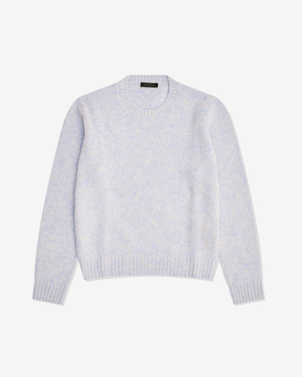 Prada - Men's Shetland Wool Crew-Neck Sweater - (Sky Blue)