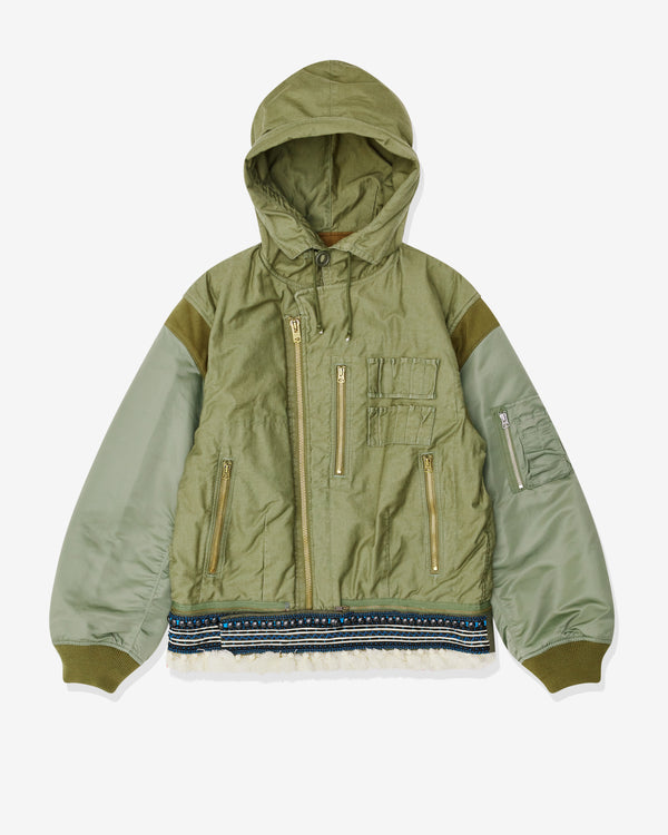 Undercover - Men's Hooded Military Jacket - (Khaki)