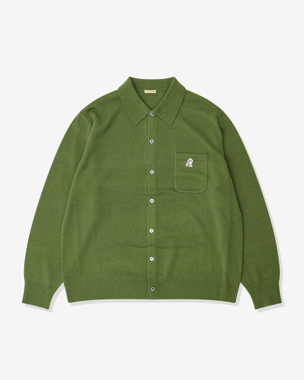 Undercover - Men's Polo Knit - (Moss Green)