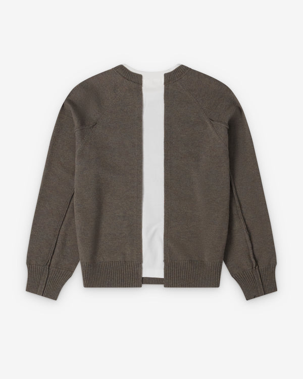 Undercover  - Women's Cut-Out Knit - (Brown/White)