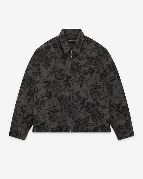 Undercover  - Men's Floral Blouson - (Dark Khaki)