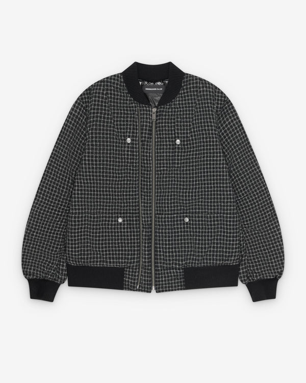 Undercover  - Men's Plaid Bomber - (Black/Check)