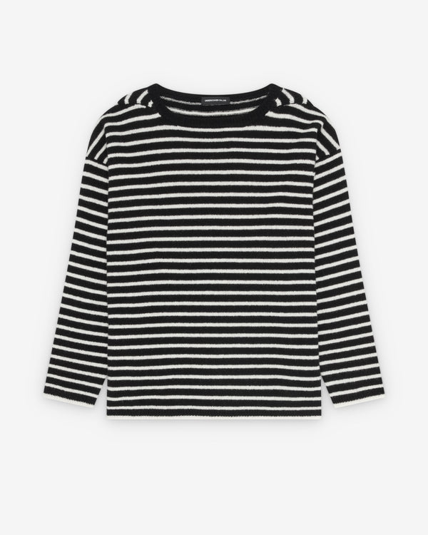 Undercover  - Men's Knit Sweater - (Black Stripe)
