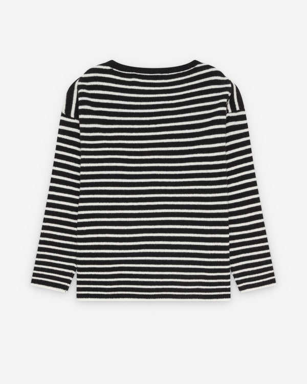 Undercover  - Men's Knit Sweater - (Black Stripe)