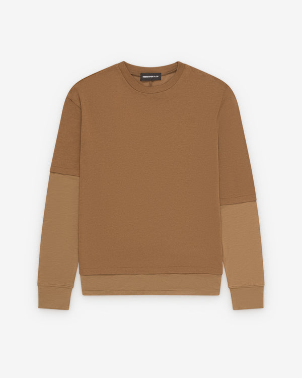 Undercover  - Women's Curved Seam Jumper - (Brown)