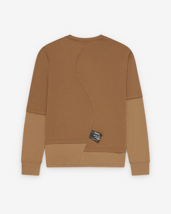 Undercover  - Women's Curved Seam Jumper - (Brown)