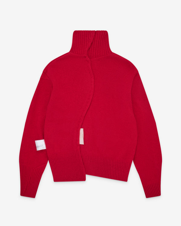 Undercover  - Women's Asymmetric Knit - (Red)