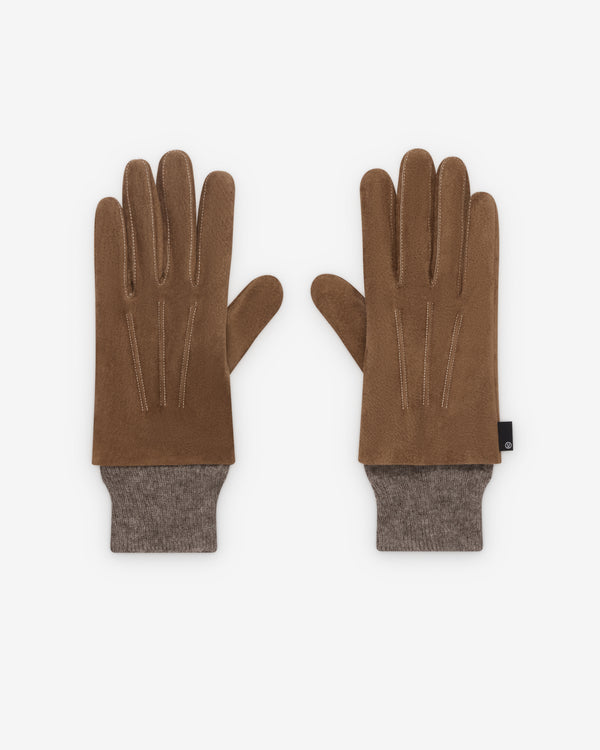 Undercover  - Leather Gloves - (Beige)